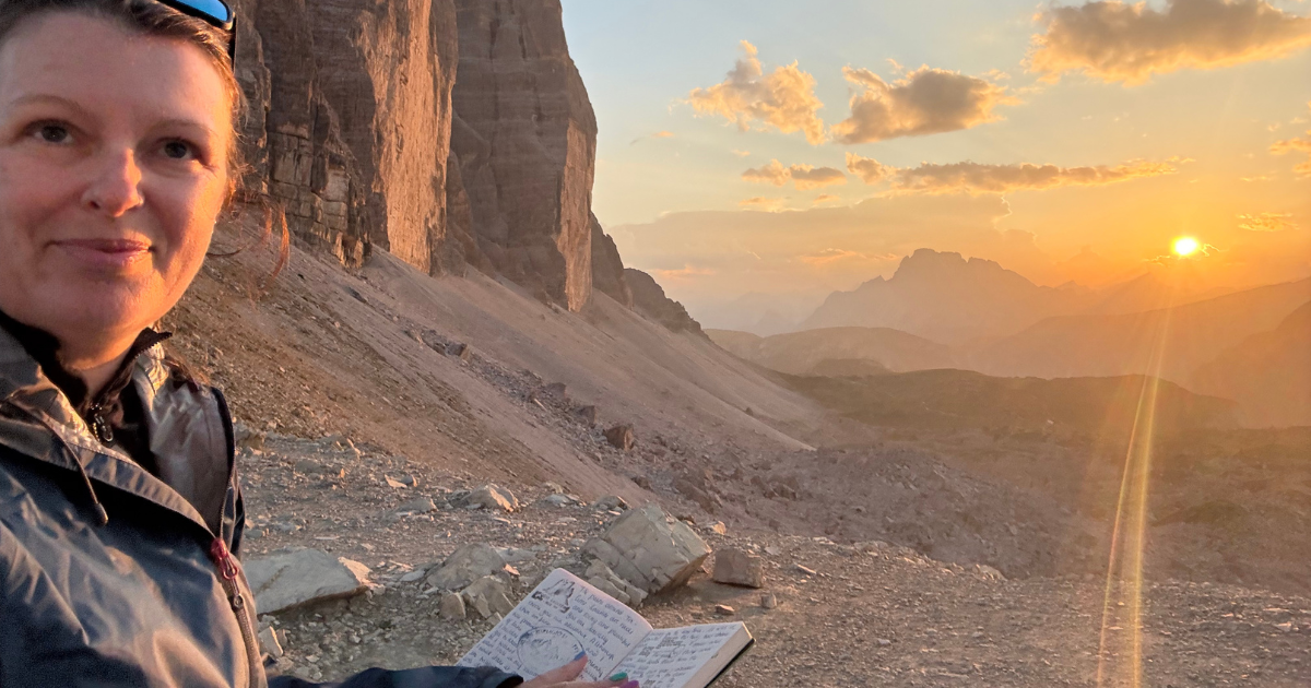 Sally Golightly in the Dolomites